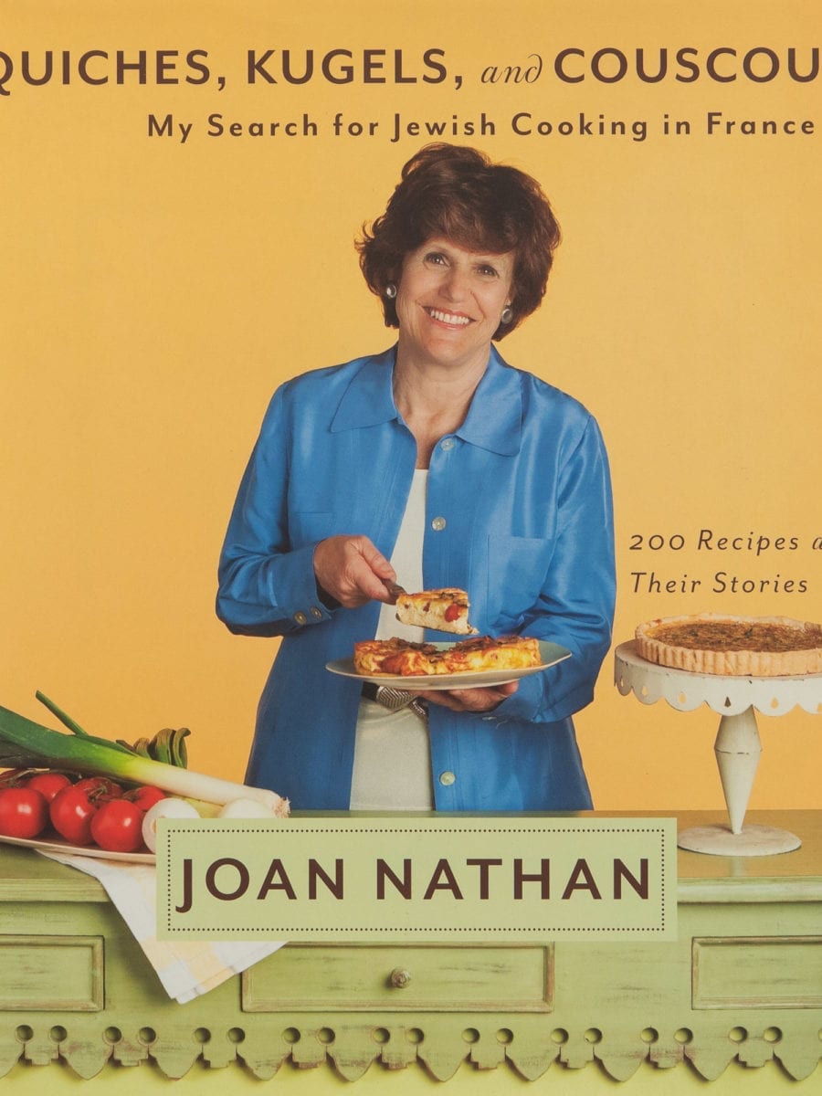 The cover of Joan Nathan's cookbook Quiches