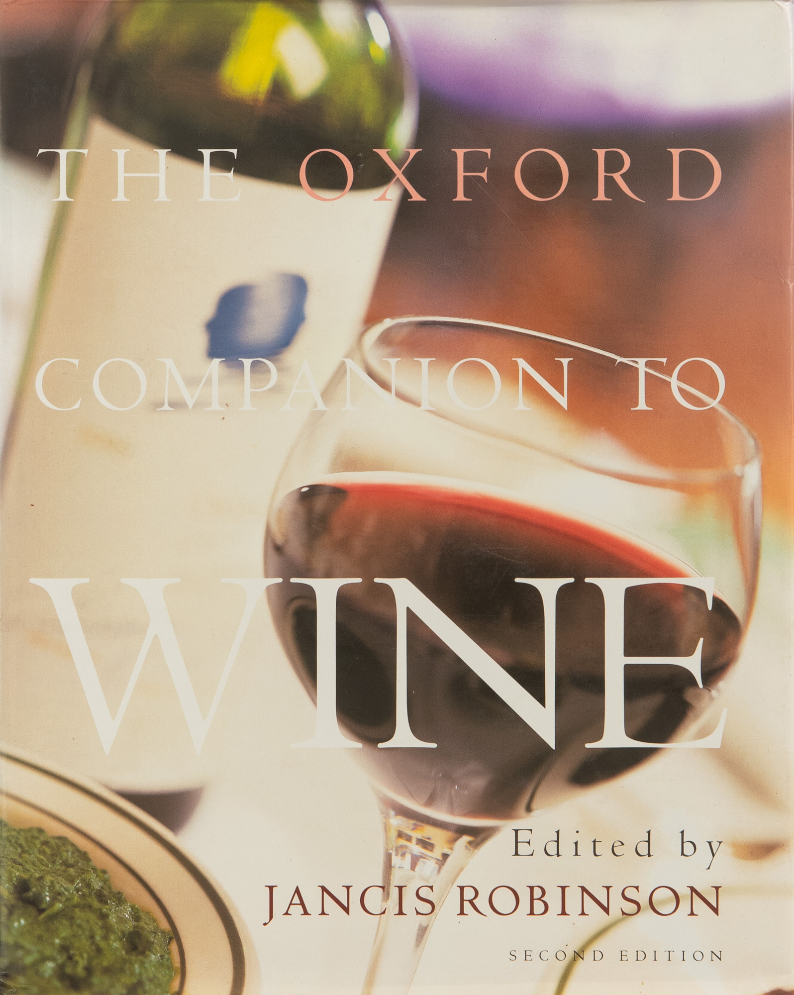 Cover of the Oxford Companion to Wine in the Asif Library