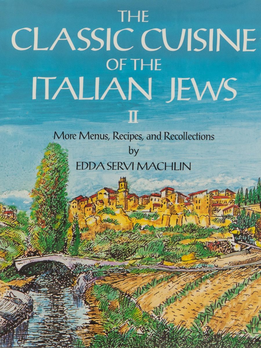 The cover of the cookbook Classic Cuisine of the Italian Jews