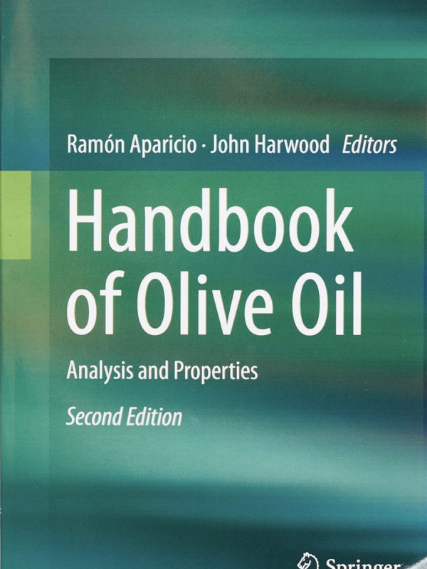 The cover of the Handbook of Olive Oil