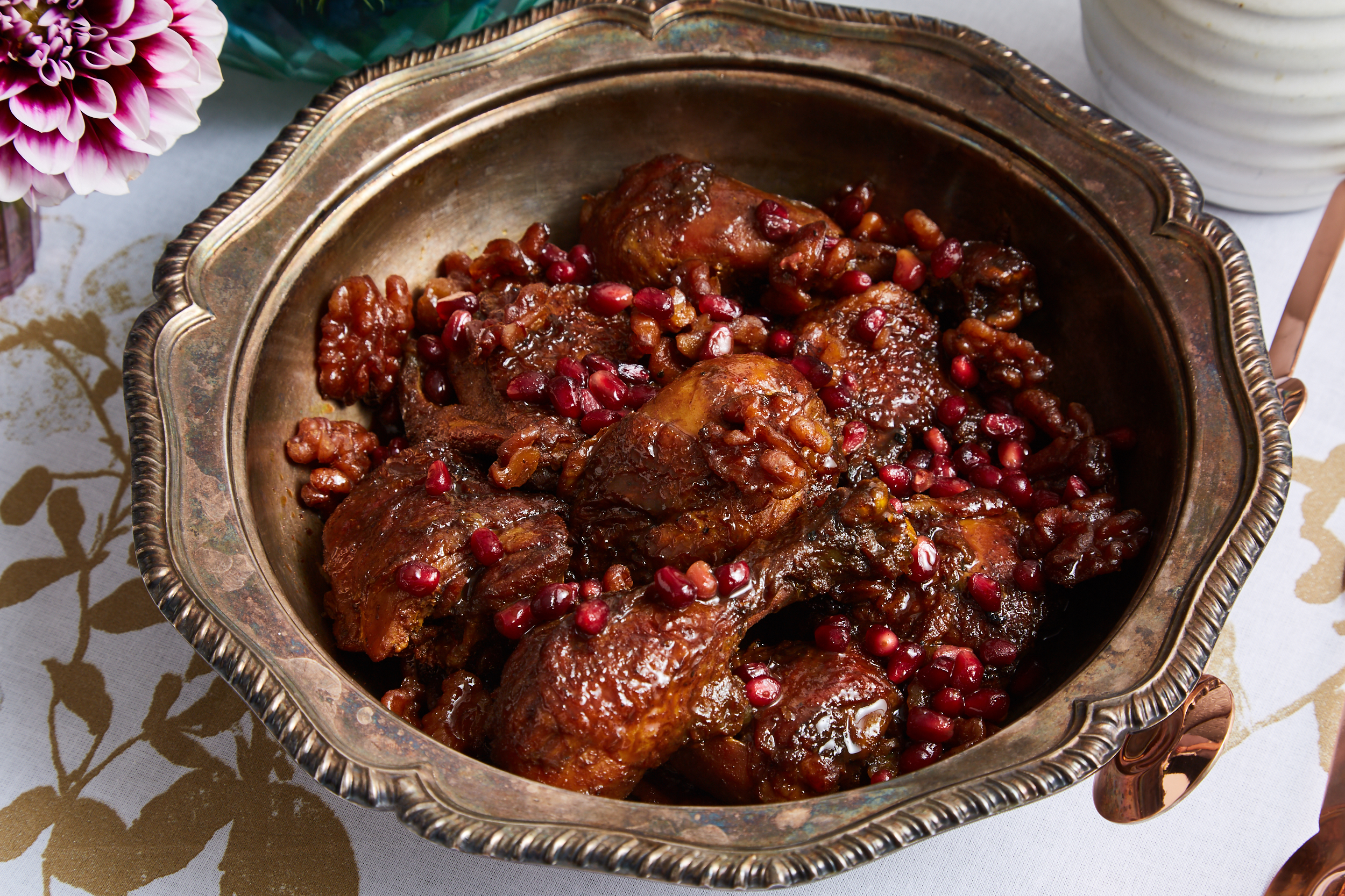 Persian Chicken With Walnuts and Pomegranate Preserves