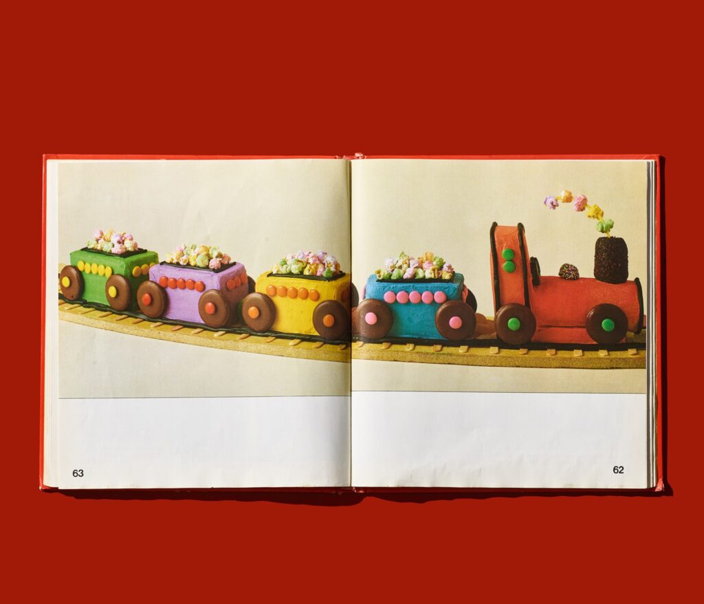 עוגת רכבת מתוך הספר עוגות יום הולדת
