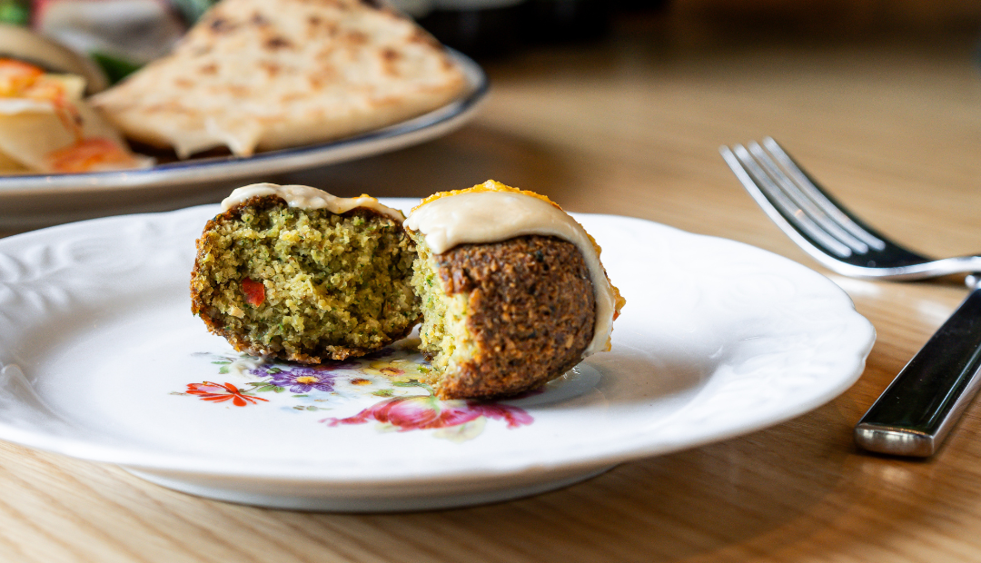 falafel on a plate