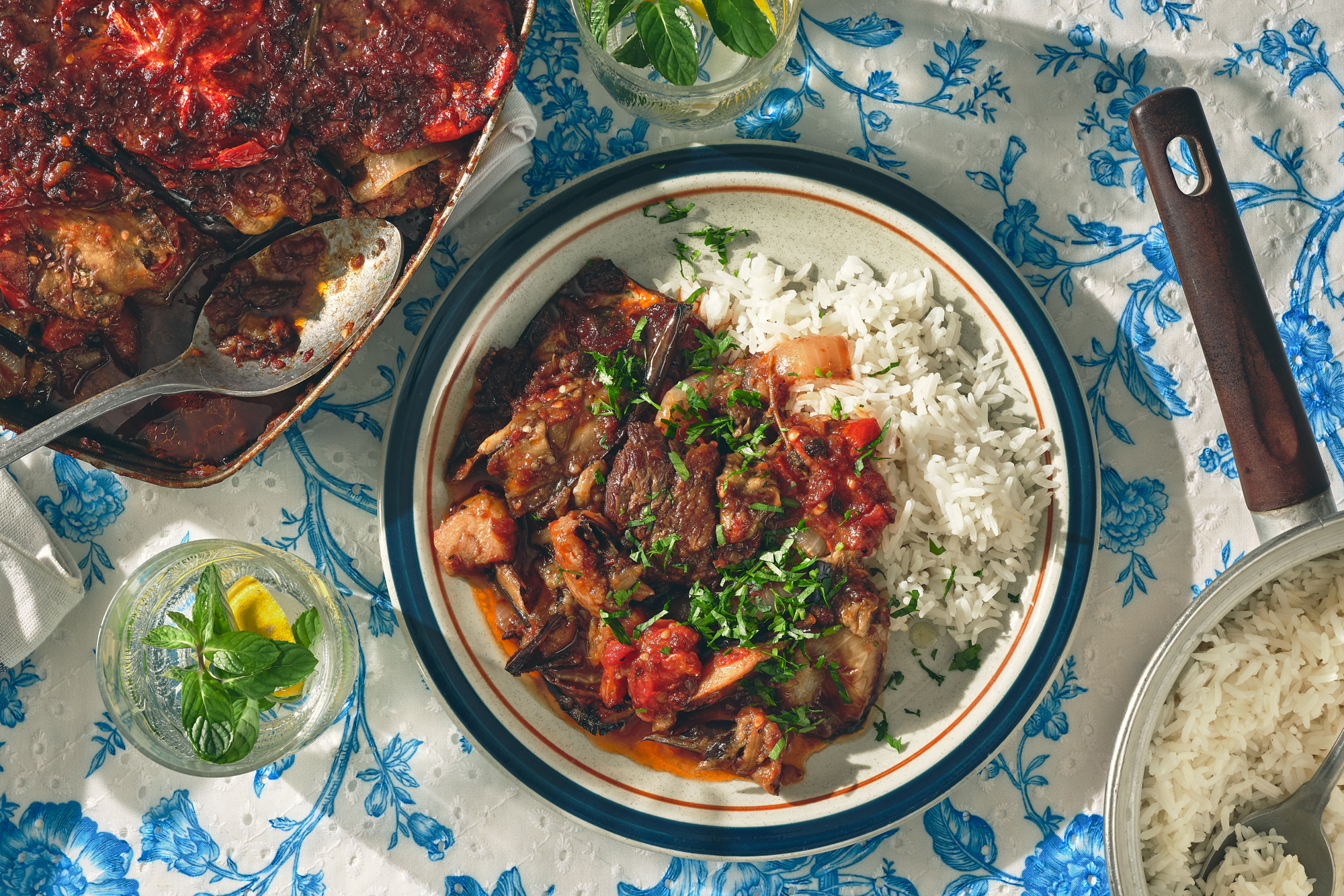 Ingriye (Iraqi Eggplant Casserole)